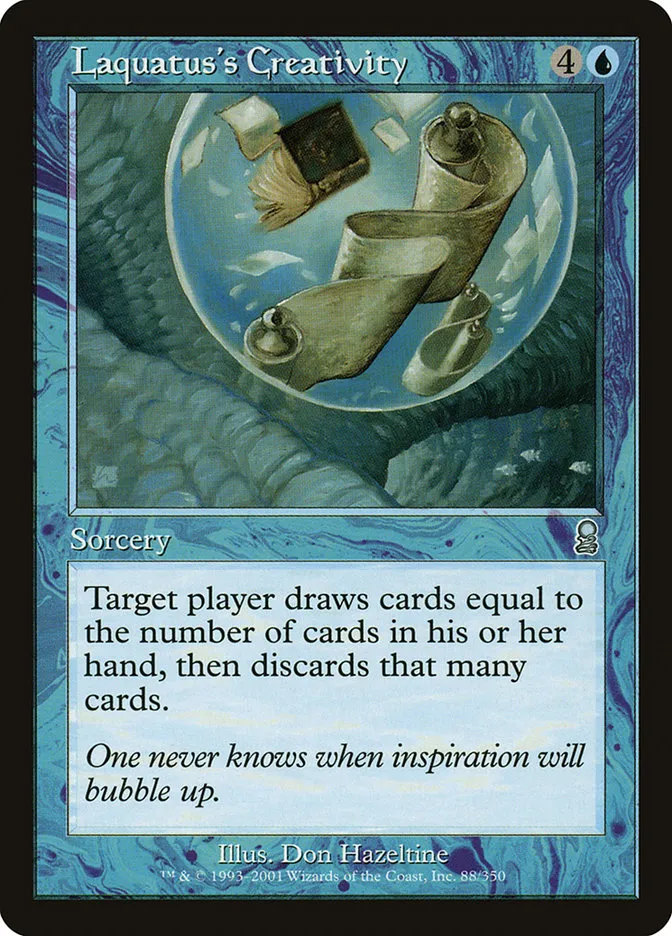 2001 Odyssey Laquatus's Creativity uncommon #88 uncommon card image
