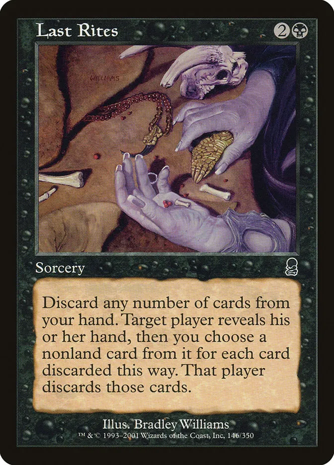 2001 Odyssey Last Rites common #146 common card image