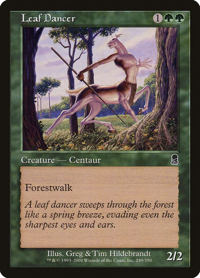 2001 Odyssey Leaf Dancer common #249 common card image