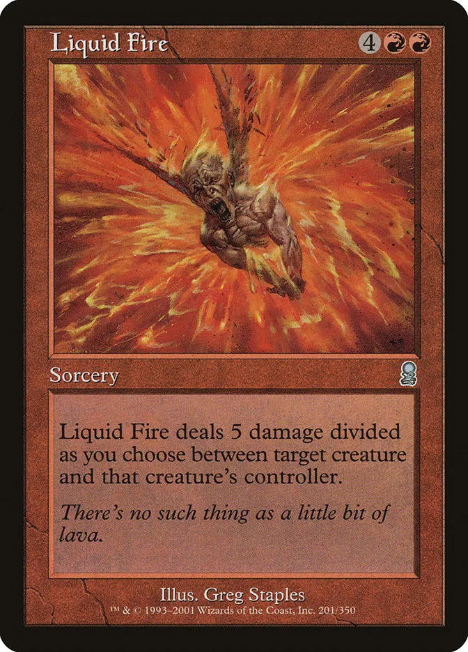 2001 Odyssey Liquid Fire uncommon #201 uncommon card image