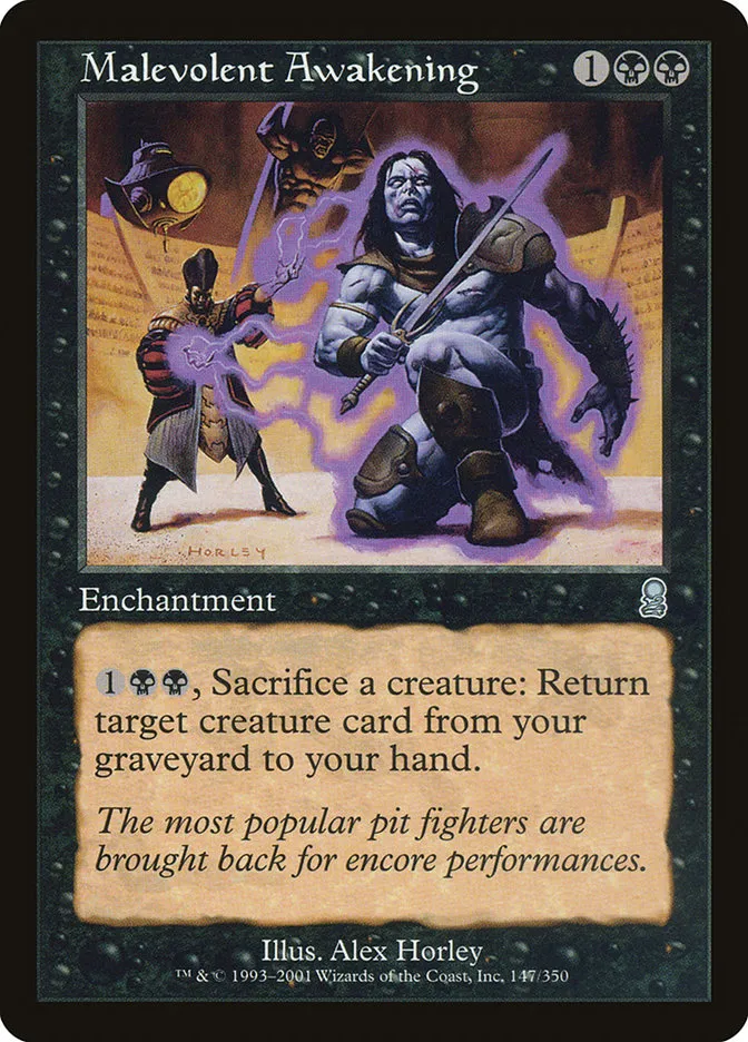 2001 Odyssey Malevolent Awakening #147 uncommon card image