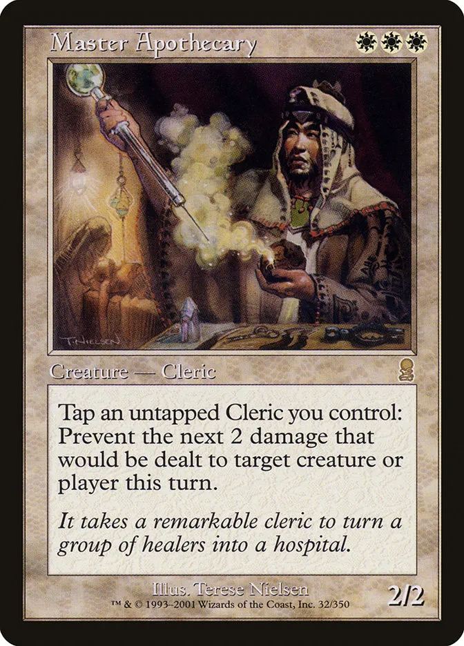 2001 Odyssey Master Apothecary rare #32 rare card image
