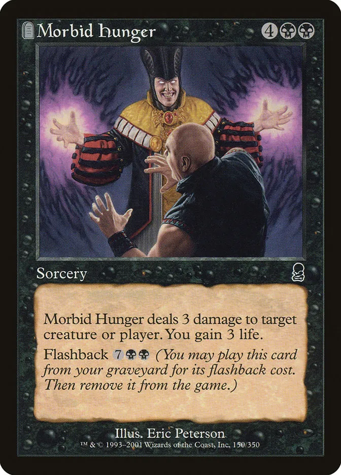 2001 Odyssey Morbid Hunger common #150 common card image
