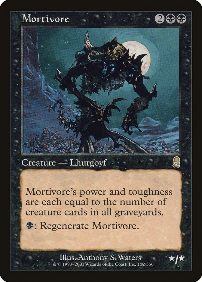 2001 Odyssey Mortivore [Foil] rare #152 rare card image