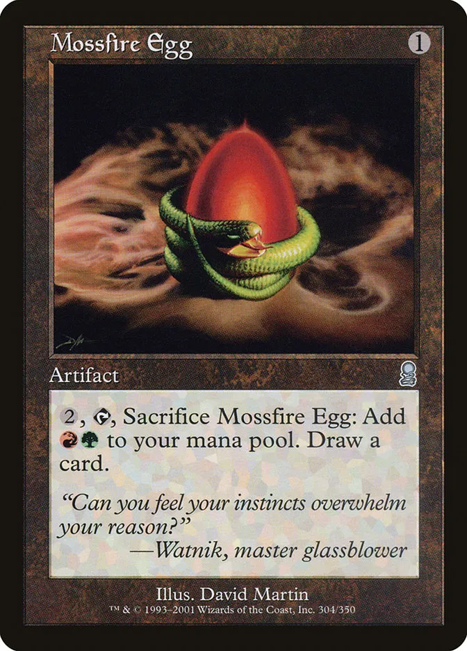 2001 Odyssey Mossfire Egg uncommon #304 uncommon card image