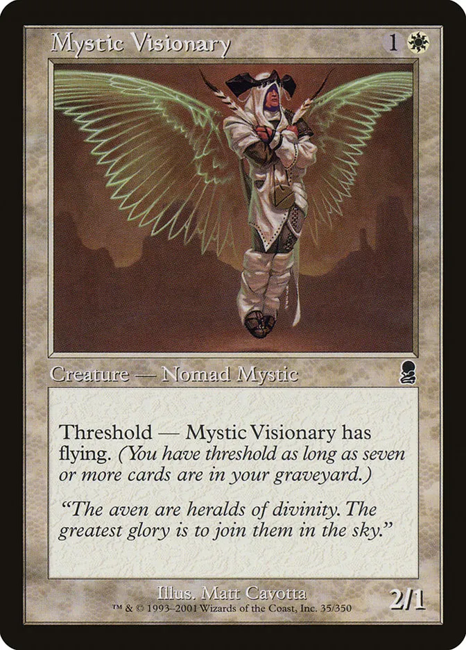 2001 Odyssey Mystic Visionary #35 common card image