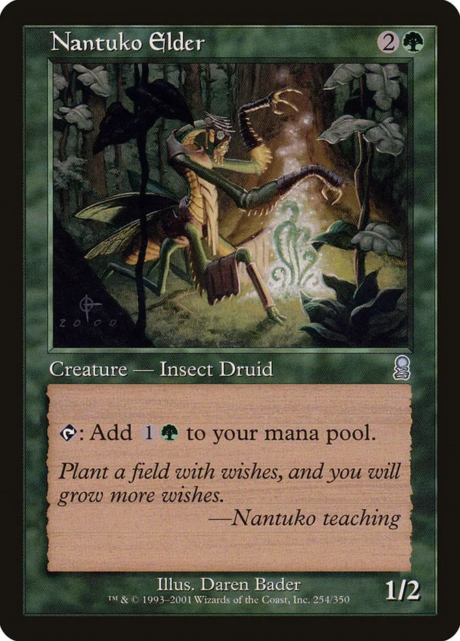 2001 Odyssey Nantuko Elder uncommon #254 uncommon card image