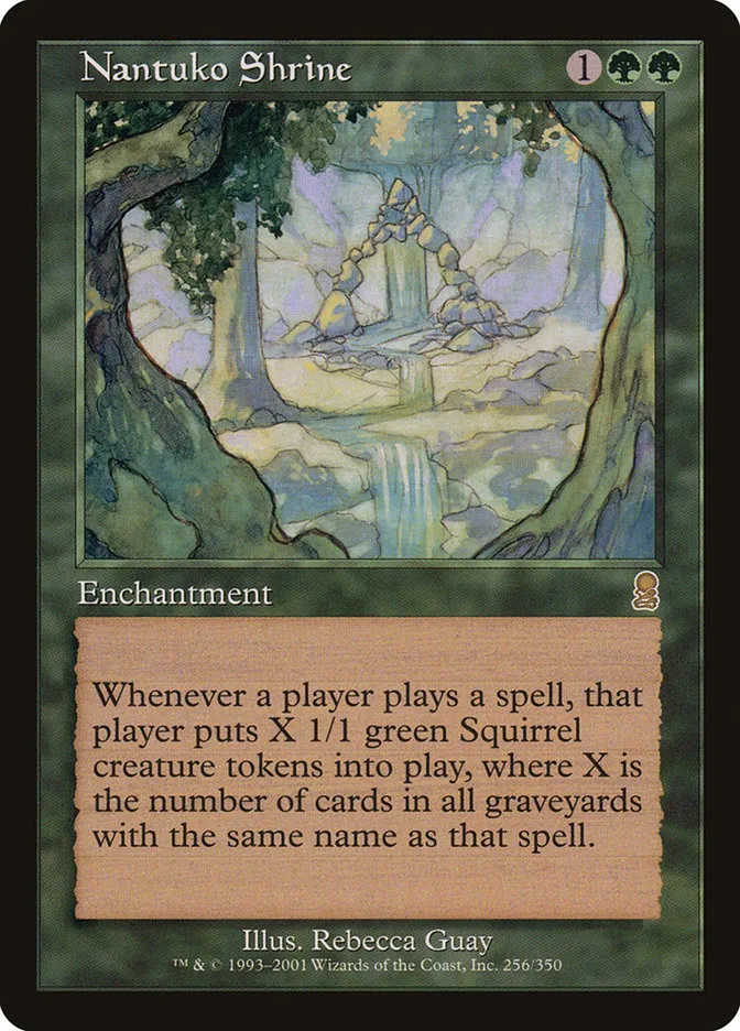 2001 Odyssey Nantuko Shrine #256 rare card image