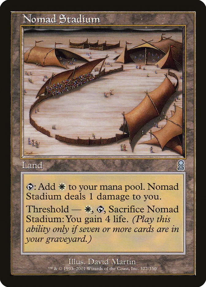 2001 Odyssey Nomad Stadium [Foil] uncommon #322 uncommon card image