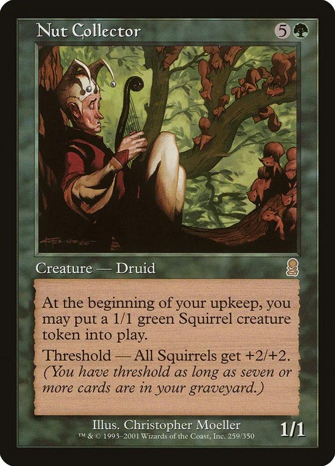 2001 Odyssey Nut Collector #259 rare card image