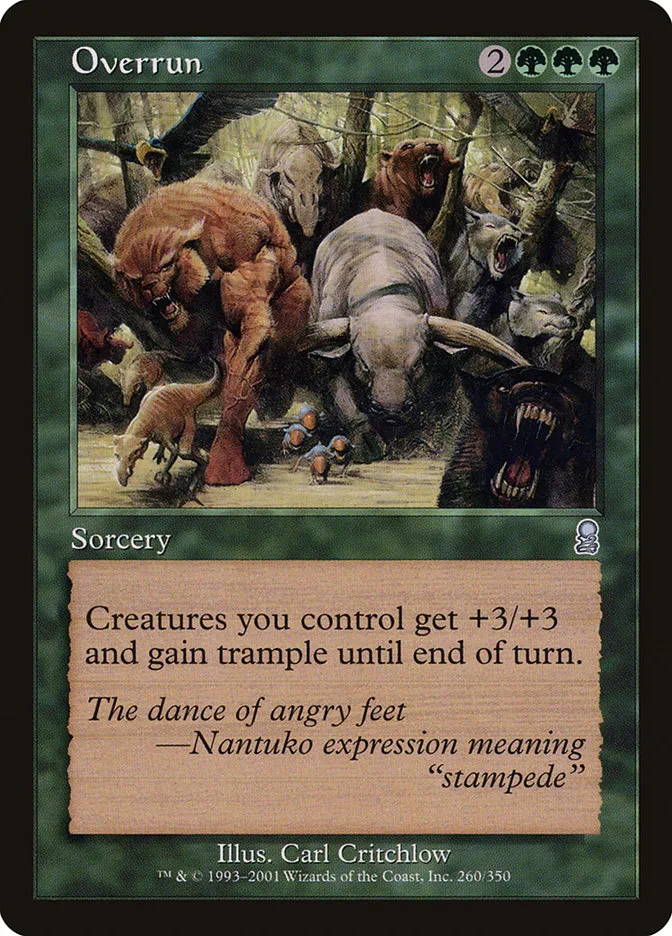 2001 Odyssey Overrun [Foil] uncommon #260 uncommon card image