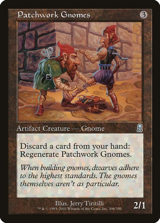 2001 Odyssey Patchwork Gnomes uncommon #306 uncommon card image