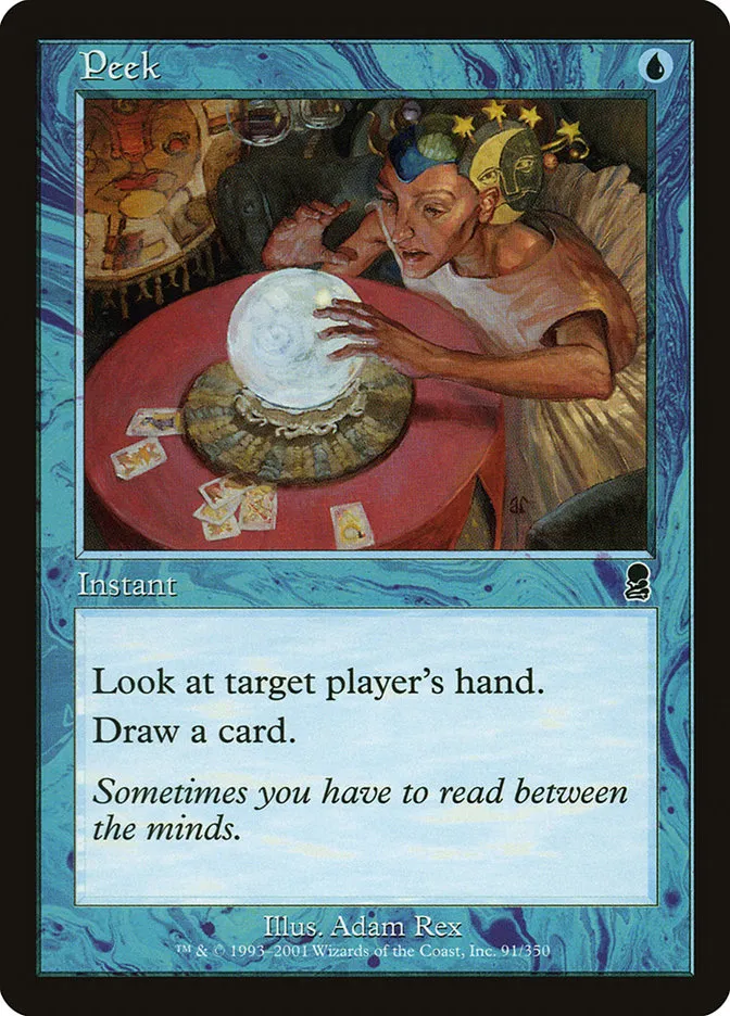 2001 Odyssey Peek common #91 common card image