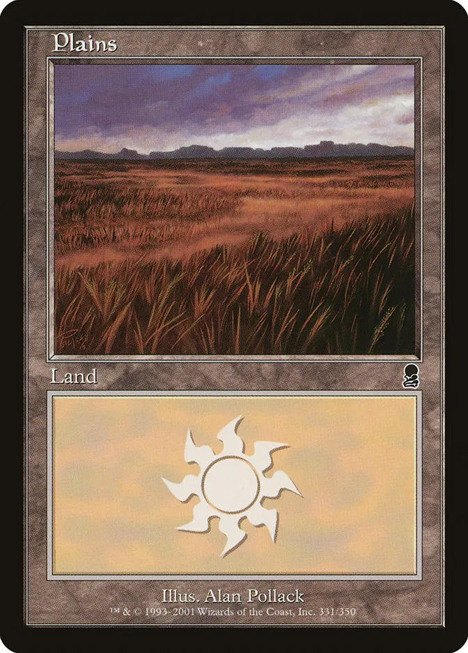 2001 Odyssey Plains common #331 common card image