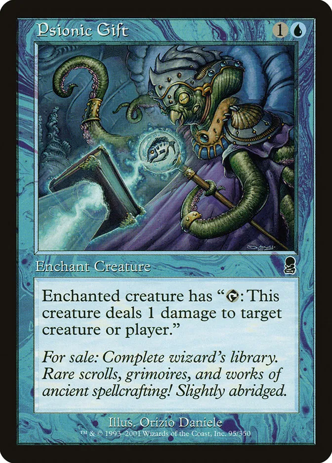 2001 Odyssey Psionic Gift common #95 common card image