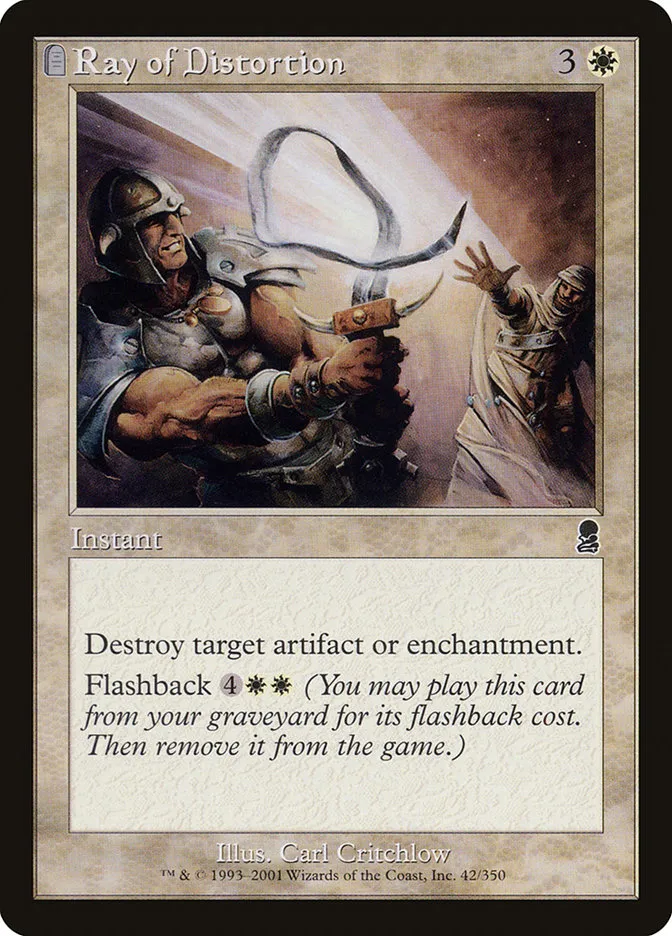 2001 Odyssey Ray of Distortion #42 common card image