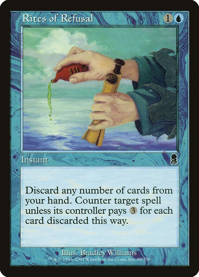 2001 Odyssey Rites of Refusal #99 common card image