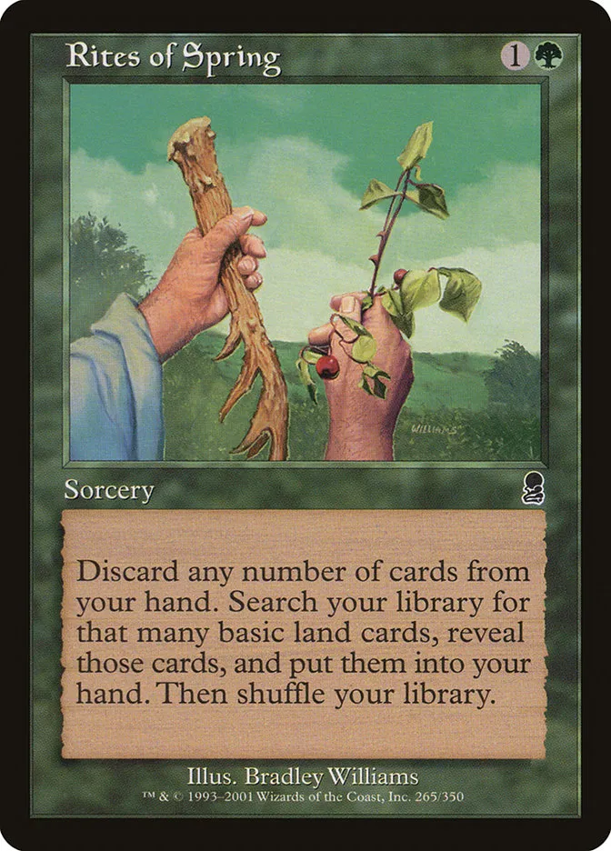 2001 Odyssey Rites of Spring #265 common card image