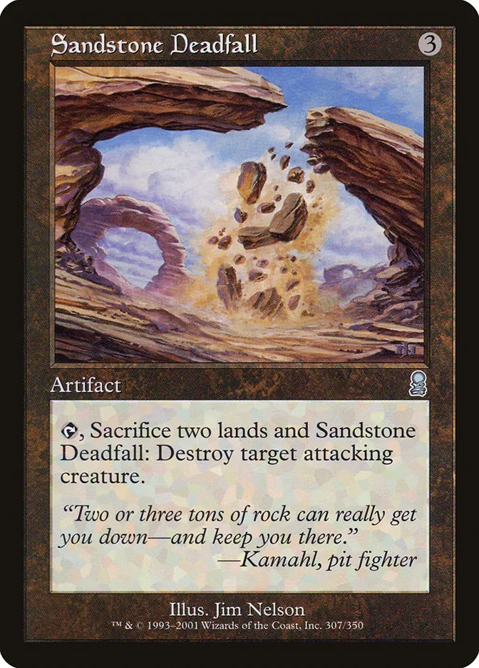 2001 Odyssey Sandstone Deadfall uncommon #307 uncommon card image