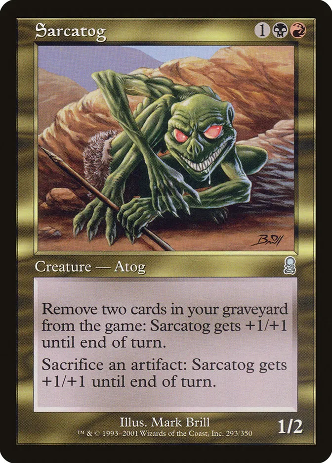 2001 Odyssey Sarcatog uncommon #293 uncommon card image