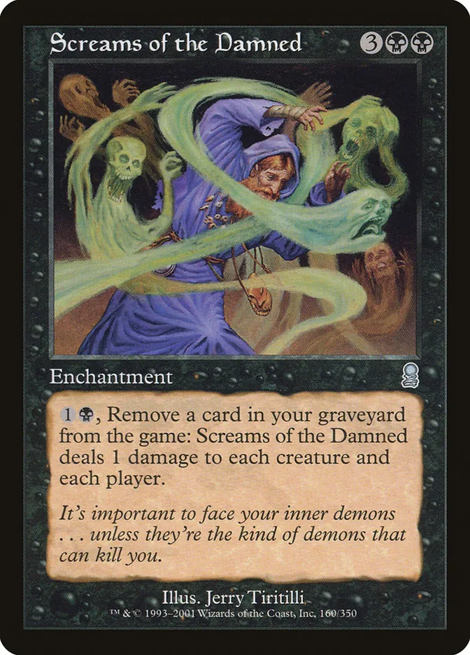 2001 Odyssey Screams of the Damned #160 uncommon card image