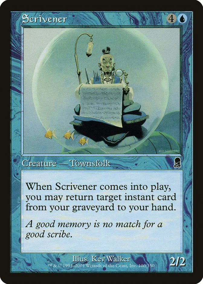 2001 Odyssey Scrivener common #100 common card image