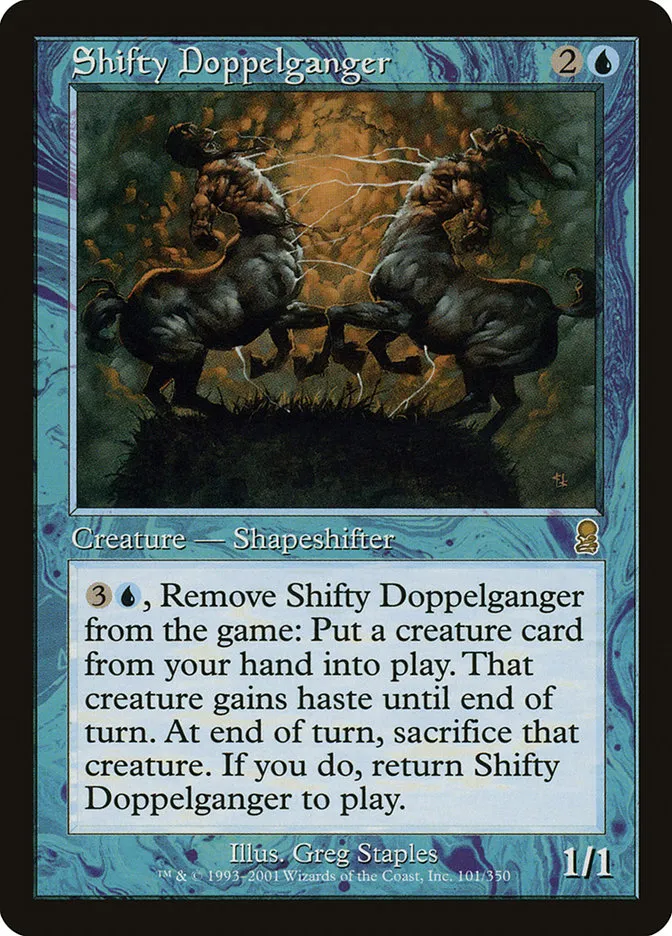 2001 Odyssey Shifty Doppelganger rare #101 rare card image