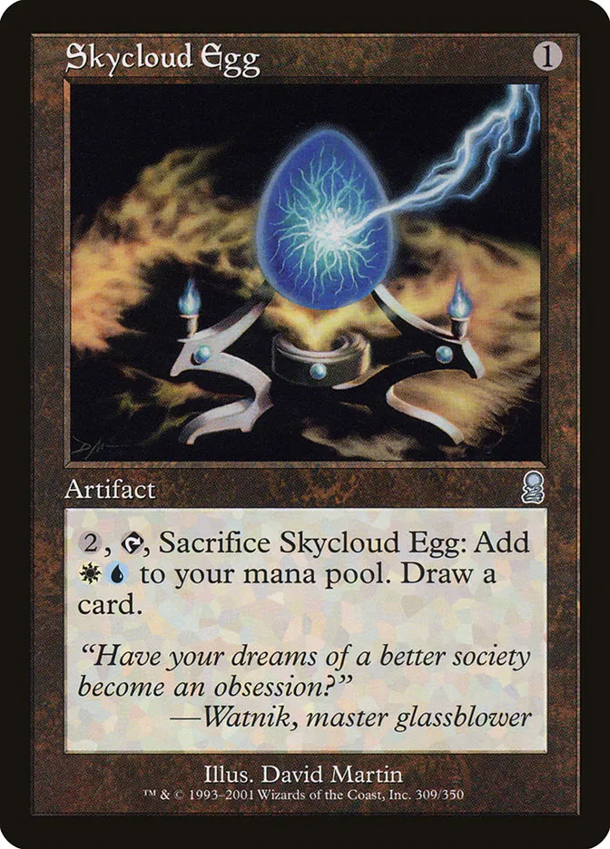 2001 Odyssey Skycloud Egg uncommon #309 uncommon card image