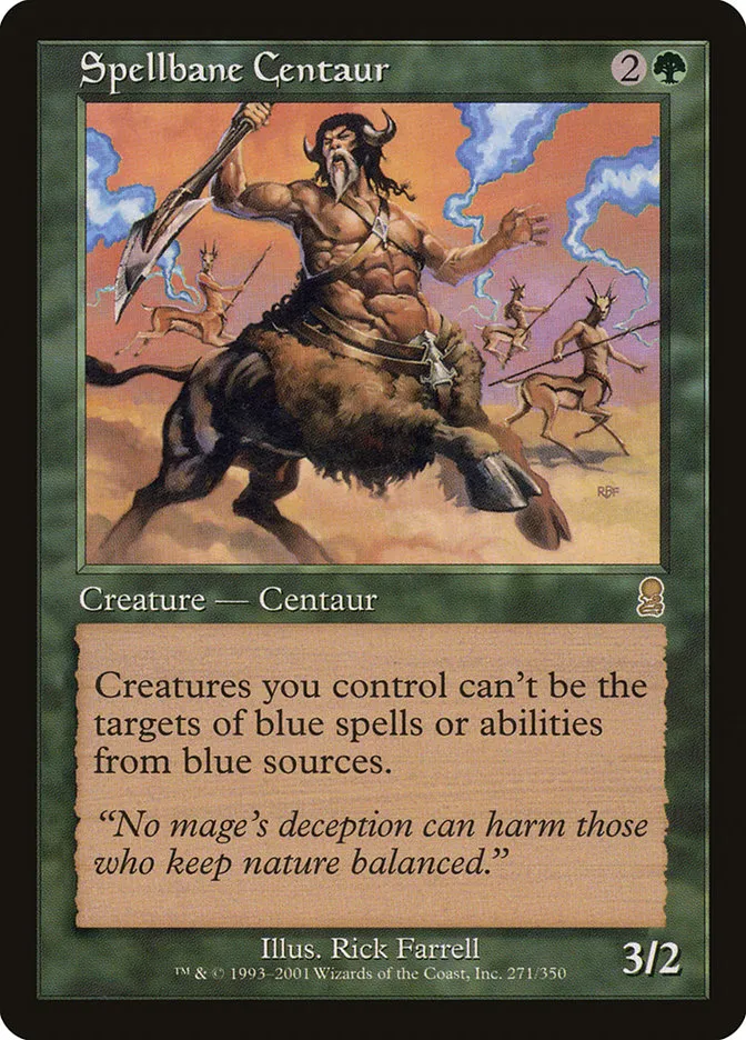 2001 Odyssey Spellbane Centaur rare #271 rare card image