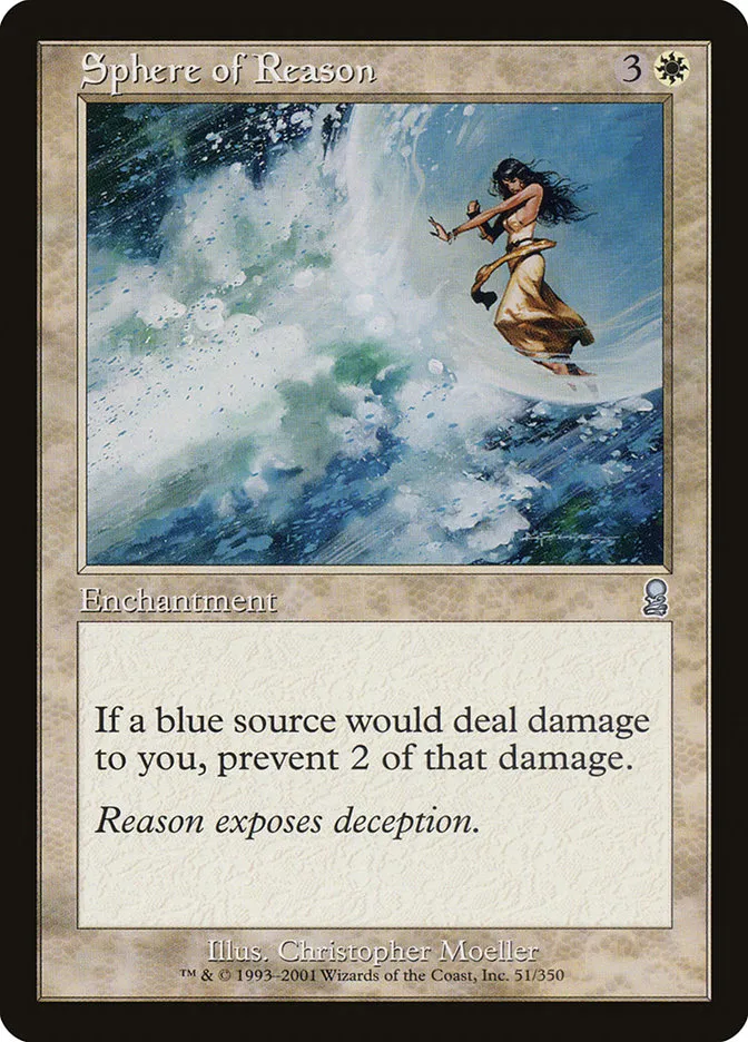 2001 Odyssey Sphere of Reason #51 uncommon card image