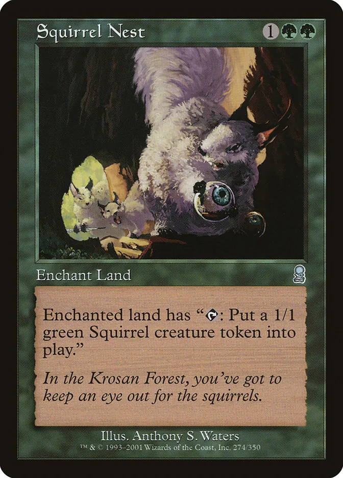 2001 Odyssey Squirrel Nest uncommon #274 uncommon card image