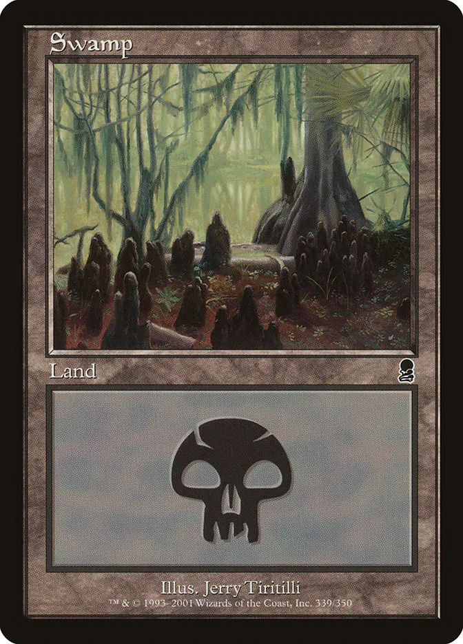 2001 Odyssey Swamp common #339 common card image