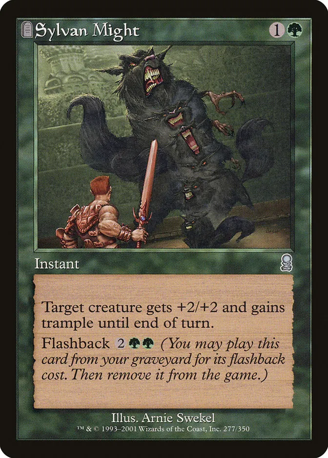 2001 Odyssey Sylvan Might uncommon #277 uncommon card image