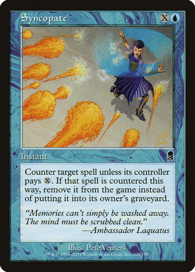 2001 Odyssey Syncopate common #103 common card image