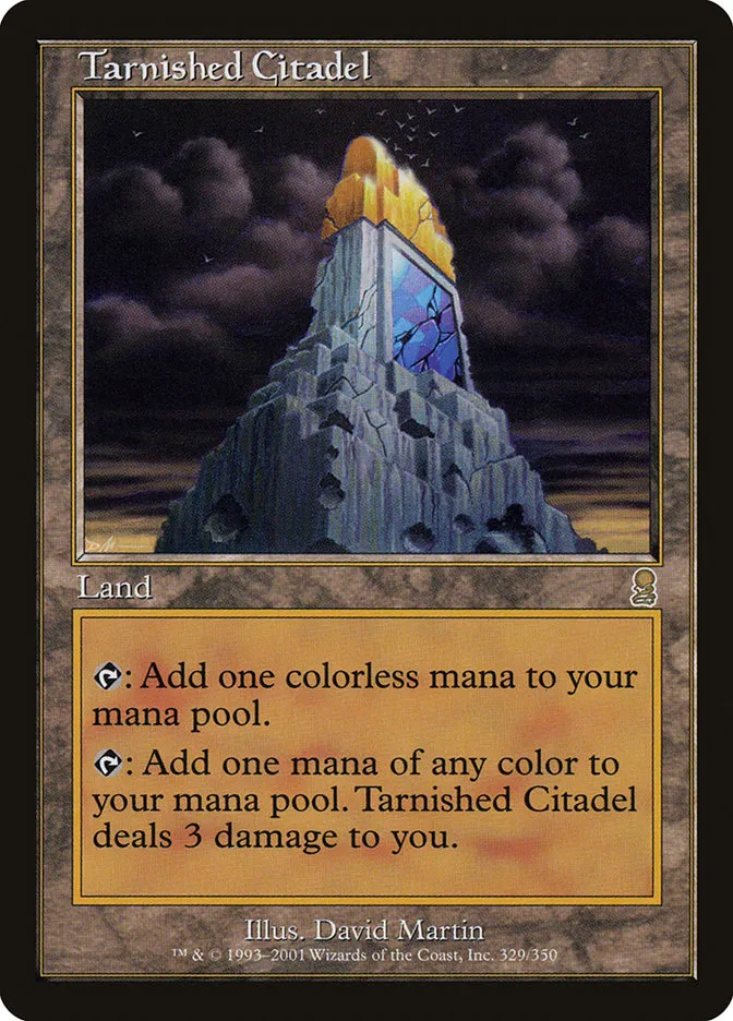 2001 Odyssey Tarnished Citadel [Foil] rare #329 rare card image