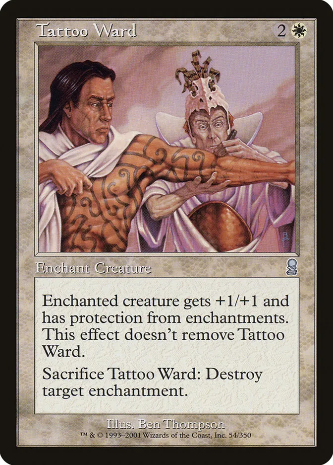 2001 Odyssey Tattoo Ward #54 uncommon card image