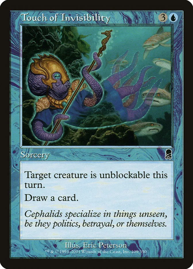 2001 Odyssey Touch of Invisibility #109 common card image