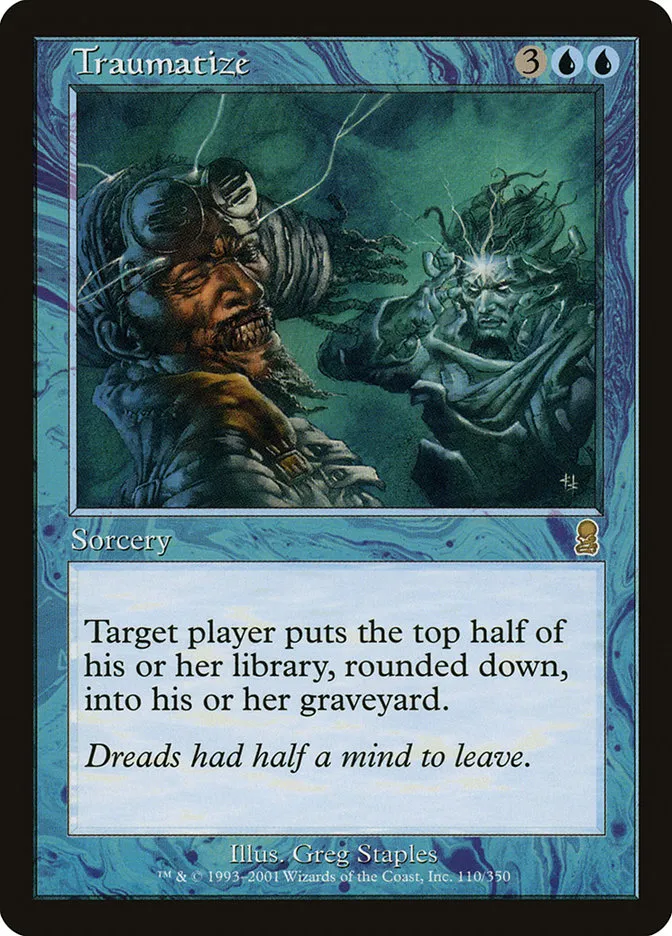 2001 Odyssey Traumatize rare #110 rare card image