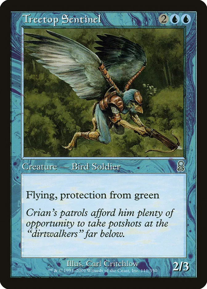 2001 Odyssey Treetop Sentinel #111 uncommon card image