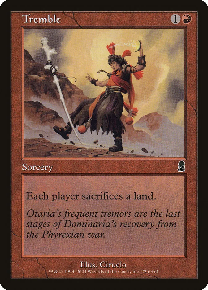 2001 Odyssey Tremble common #225 common card image