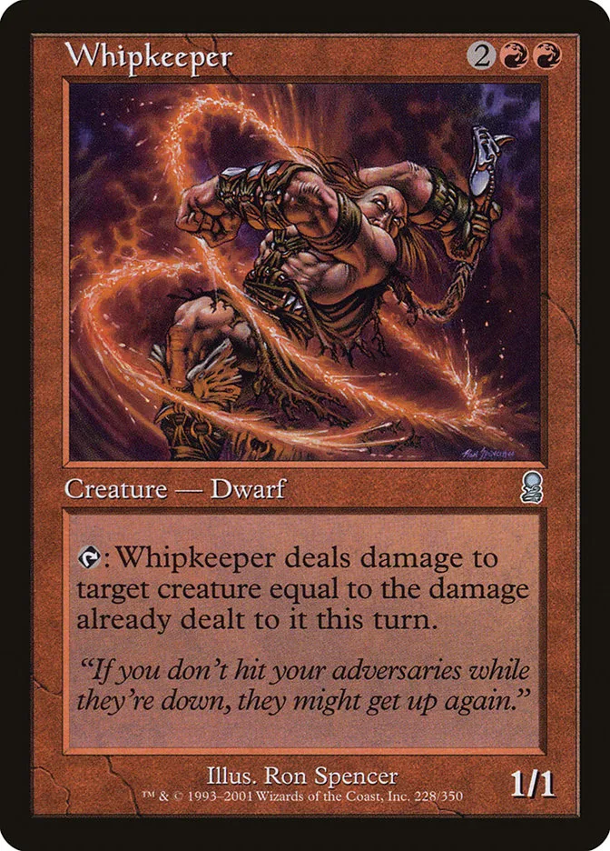 2001 Odyssey Whipkeeper uncommon #228 uncommon card image
