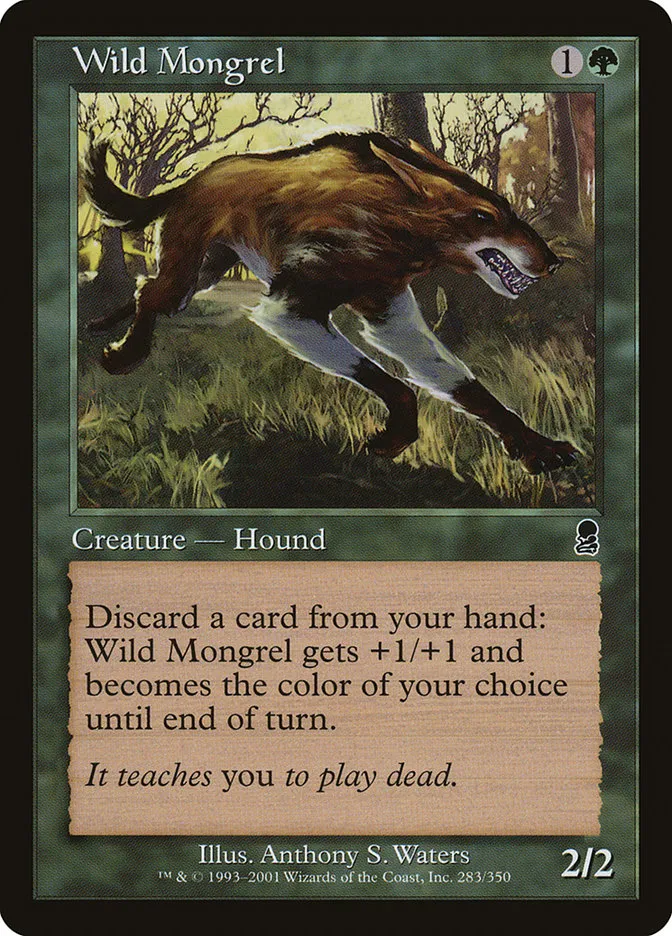 2001 Odyssey Wild Mongrel common #283 common card image