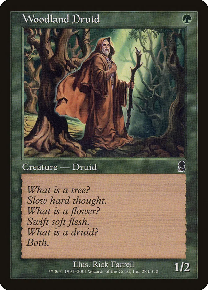 2001 Odyssey Woodland Druid #284 common card image