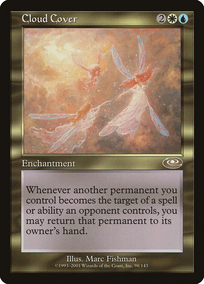 2001 Planeshift Cloud Cover rare #98 rare card image
