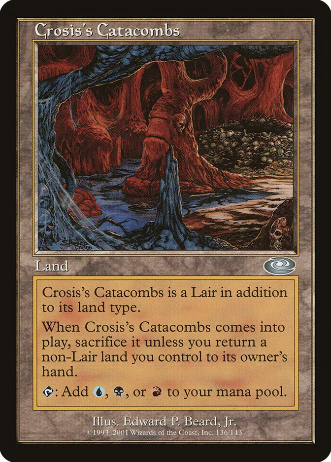 2001 Planeshift Crosis's Catacombs uncommon #136 uncommon card image