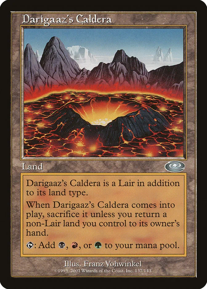 2001 Planeshift Darigaaz's Caldera uncommon #137 uncommon card image