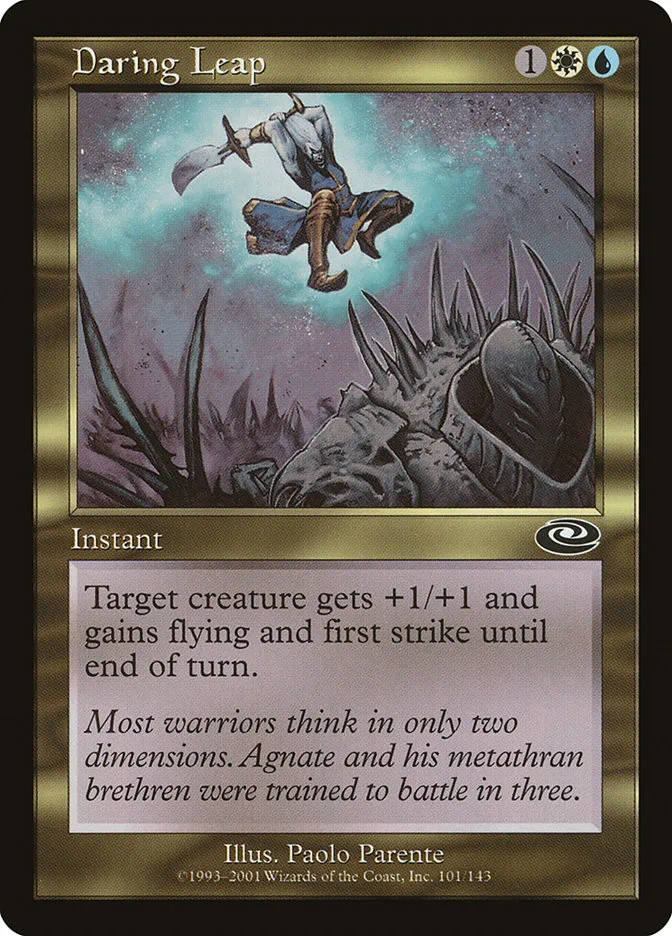 2001 Planeshift Daring Leap common #101 common card image