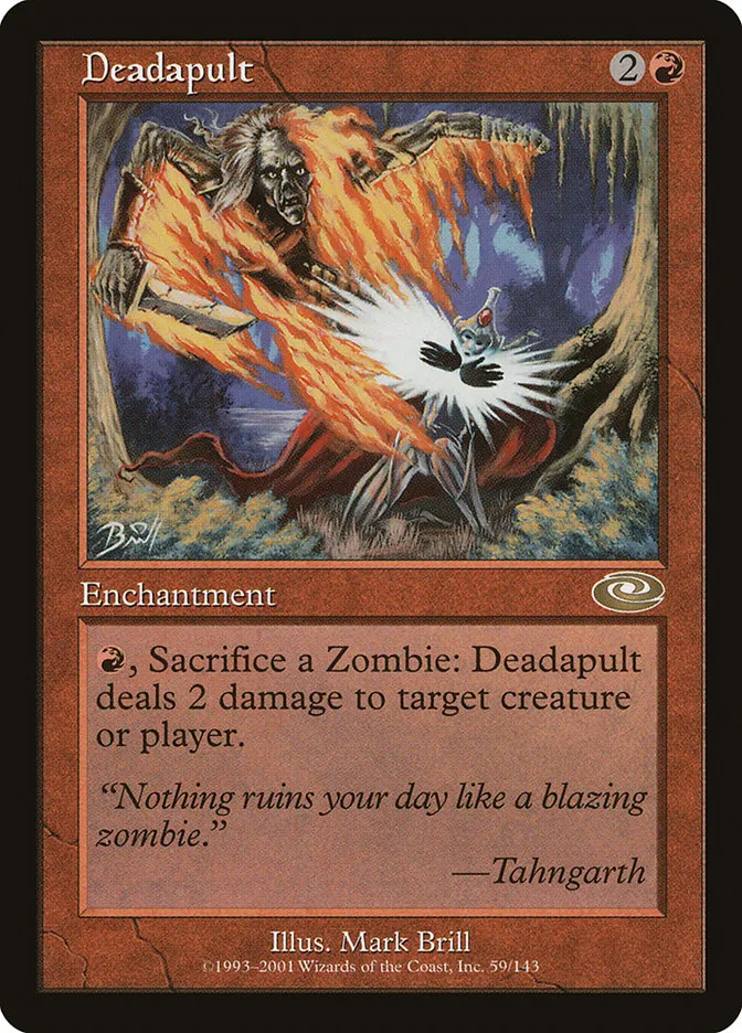 2001 Planeshift Deadapult rare #59 rare card image