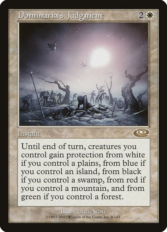 2001 Planeshift Dominaria's Judgment rare #4 rare card image