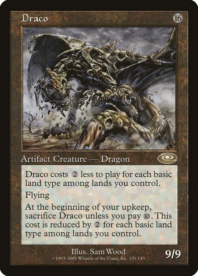 2001 Planeshift Draco rare #131 rare card image
